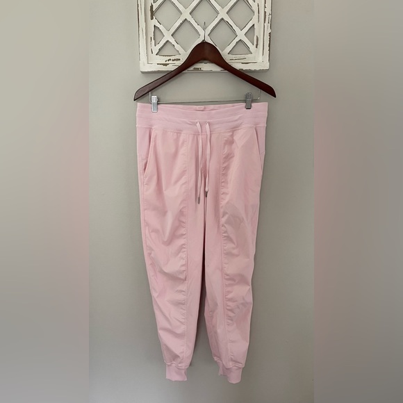 Lululemon Rare Dance Studio Lined Mid-Rise Joggers Strawberry Milkshake Size 10 - Picture 2 of 14